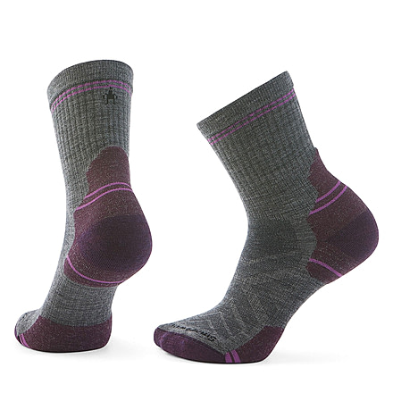 Smartwool Hike Targeted Cushion Mid Crew Socks - Womens, Medium Gray, Small, SW002852052100S000
