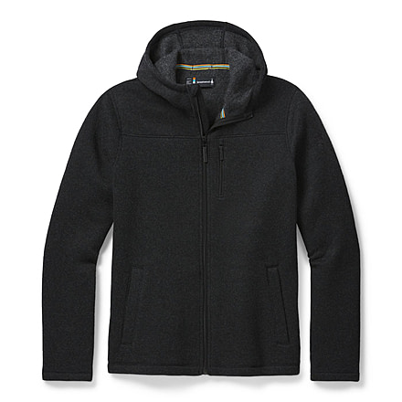 Smartwool Hudson Trail Fleece Hoodie - Mens, Dark Charcoal, Medium, SW016320A53-M