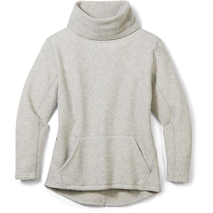 Smartwool Hudson Trail Fleece Pullover - Womens, 047 Ash Heather, Large, SW011525047L