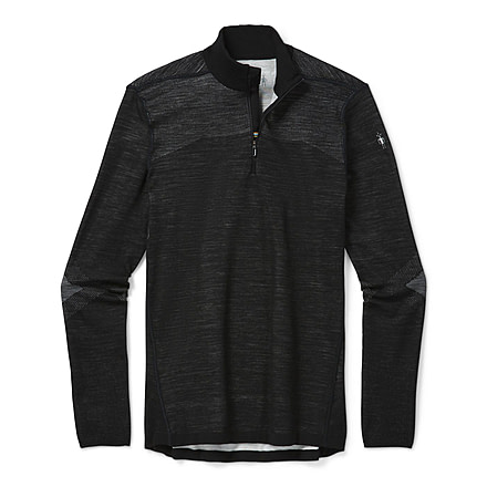 Smartwool Intraknit Merino 200 1/4 Zip - Mens, Black/White, 2XL, SW016260960-XXL