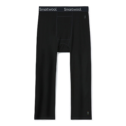 Smartwool Intraknit Merino 200 3/4 Bottom - Men's, Large, Black/White, SW016262960-L