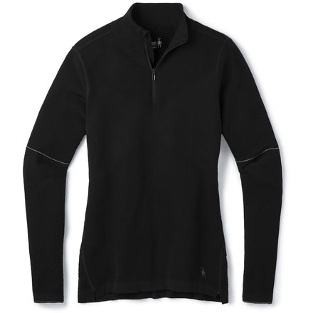 Smartwool Intraknit Merino 250 Thermal 1/4 Zip - Womens, Black, Small, SW016143001-S