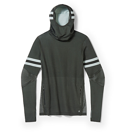 Smartwool Intraknit Merino Tech Pullover Hoodie - Womens, K15 North Woods, Large, SW016703K15L