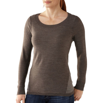 Smartwool Lightweight Front Range Pullover -Women's-Taupe Heather-Large
