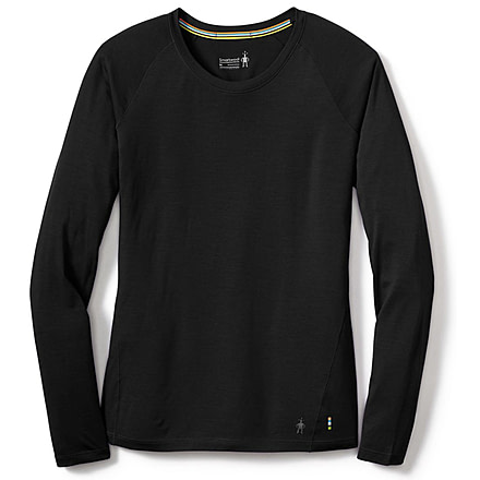 Smartwool Merino 150 Baselayer Long Sleeve Boxed - Womens, Black, Medium, SW017255001M