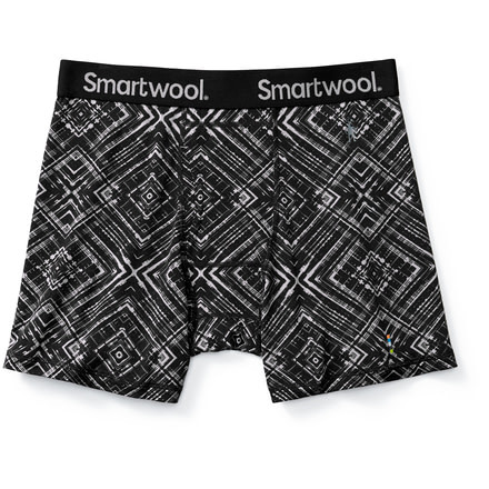 Smartwool Merino 150 Printed Boxer Brief Mens, Black, XL, SW014030001-XL