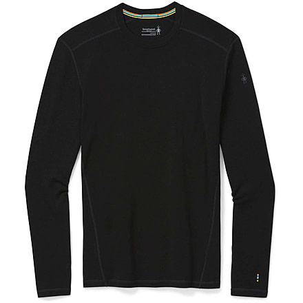 Smartwool Merino 250 Baselayer Crew - Mens, Black, Extra Small, SW016349001XS