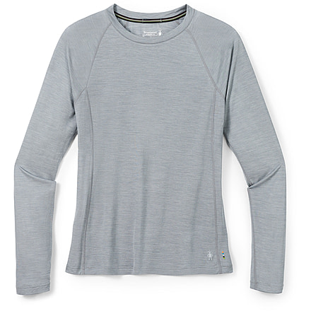 Smartwool Merino Sport 120 Long Sleeve - Women's, Large, Light Gray Heather, SW016599545L