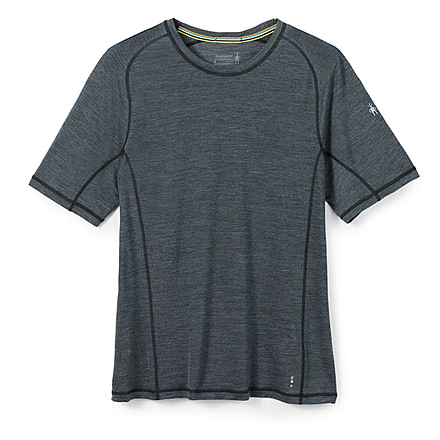 Smartwool Merino Sport 120 Short Sleeve - Mens, Charcoal Heather, Medium, SW016544010M