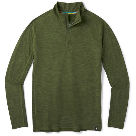 Smartwool Merino Sport 150 1/4 Zip - Mens, Moss Green Heather, Medium, SW015164B45-M