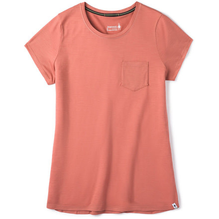 Smartwool Merino Sport 150 Pocket Tee - Womens, Canyon Rose, Small, SW016255C82-S
