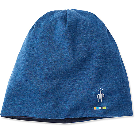 Smartwool Merino Sport 250 Reversible Beanie, Alpine Blue Heather, One Size, SW000649B26-1FM