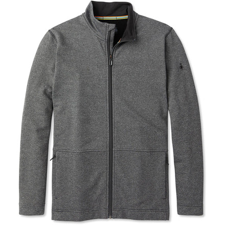 Smartwool Merino Sport Fleece Full Zip Jacket - Mens, Charcoal Heather, Extra Large, SW019044010-XL