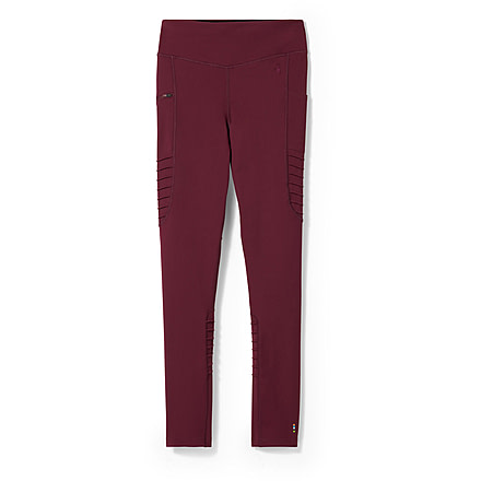 Smartwool Merino Sport Moto Legging - Womens, K17 Black Cherry, Large, SW016337K17L