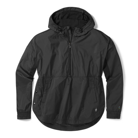 Smartwool Merino Sport Ultra Light Anorak Pullover - Womens, Black, Small, SW016190001-S