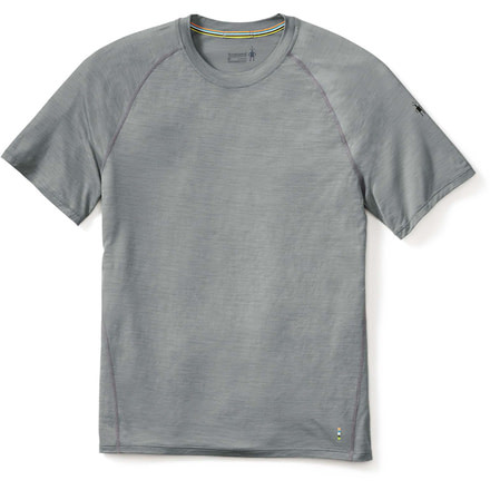Smartwool Merino150 Base Layer Pattern Short Sleeve - Mens, Light Gray, Small, SW014050039-S