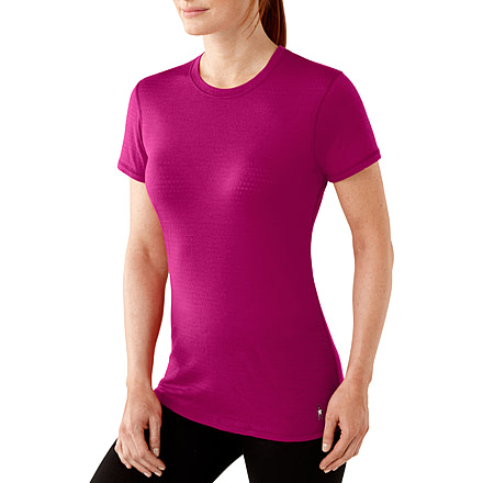 Smartwool Microweight Long Sleeve T-Shirt - Women's-Small-Berry