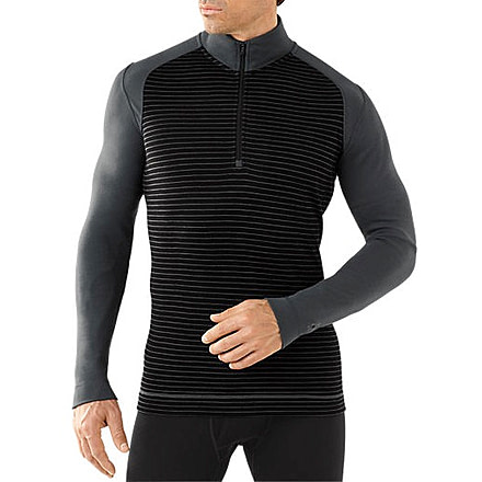 Smartwool Midweight Pattern Zip T - Men's-Graphite-Large