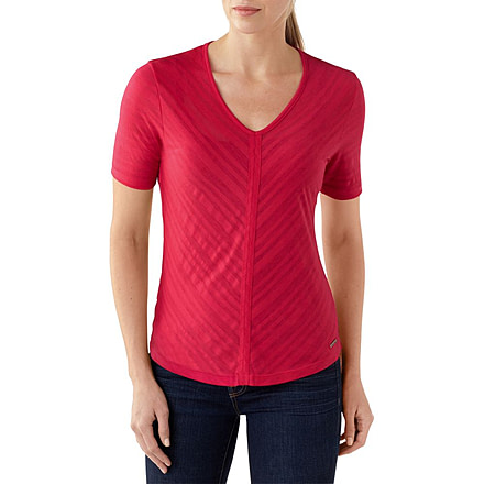 North Lake Burnout Tee - Womens-Punch-Small