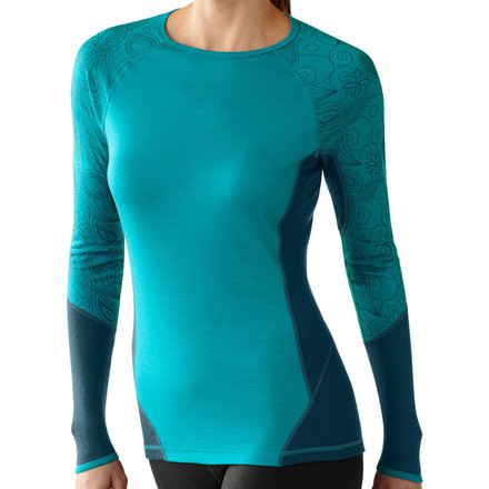 Smartwool NTS Light 195 Crew - Women's-Printed Capri-X-Small