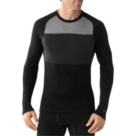 Smartwool NTS Mid 250 Color Block Crew, Black, 2XL SW0NP657001-XXL