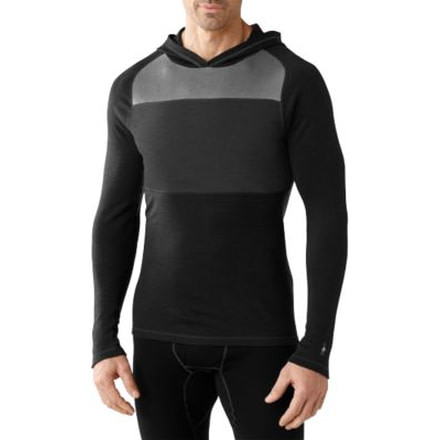 Smartwool NTS Mid 250 Color Block Hoody, Black, Small SW0NP659001-S