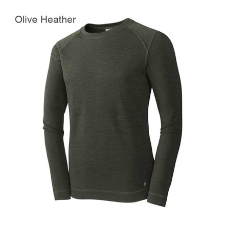Smartwool NTS Mid 250 Crew - Men's-Olive Heather M