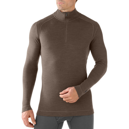 Smartwool NTS Mid 250 Zip T - Mens-Small-Taupe Heather
