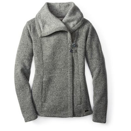 Smartwool Odessa Lake Wrap - Womens, Light Gray Heather, Extra Small, SW0SF184883XS