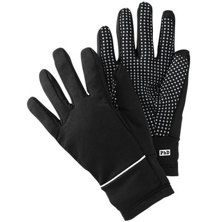 Smartwool PhD Hyfi Training Glove - Men's-Black/Graphite-Large