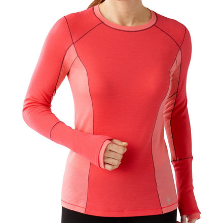 Smartwool PhD Light Long Sleeve Top - Women's -Hibiscus-X-Small