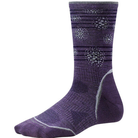 Smartwool PhD Outdoor Ultra Light Crew Sock - Women's-Desert Purple-Medium