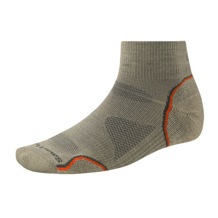 Smartwool PhD Outdoor Ultra Light Mini Sock - Pumice/Charcoal XLClearance