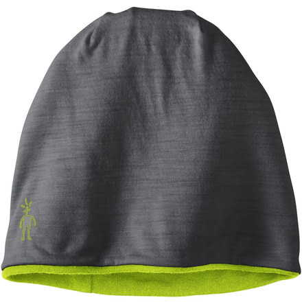 Smartwool PhD Reversible Training Beanie - Mens-Graphite