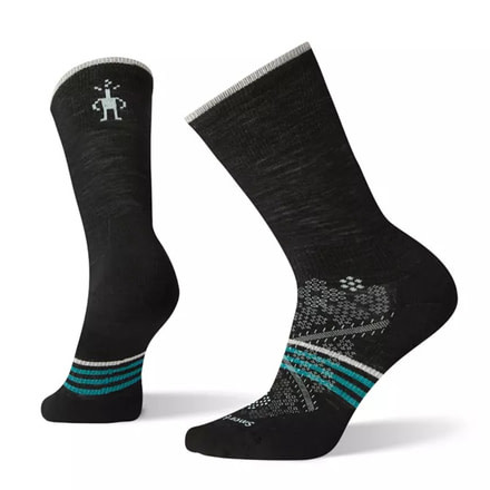 Smartwool PhD Run Light Elite Crew Socks - Womens, Black, Medium, SW001438001-M