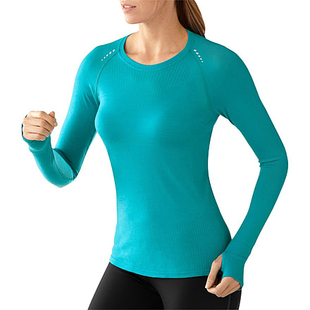 Smartwool PhD Run Long Sleeve Crew - Women's-Capri-Small