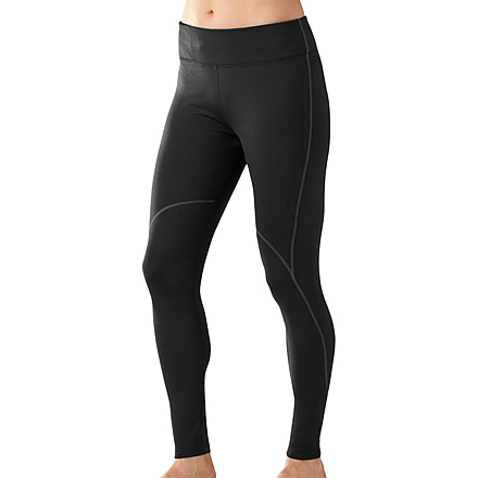 Smartwool PhD Run Tight - Women's-Black-Regular Inseam-X-Small