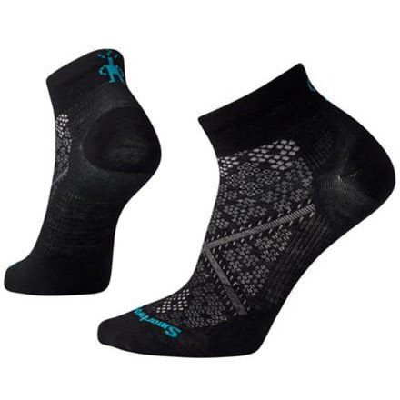 Smartwool PhD Run Ultra Light Low Cut Socks - Women's, Black, Medium, SW001409001-M
