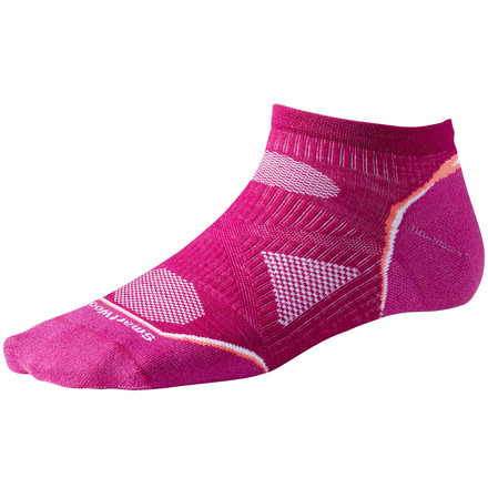 Smartwool PhD Run Ultra Light Micro Sock - Women's-Polar Purple-Large