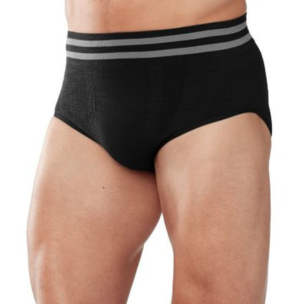 Smartwool PhD Seamless Brief, Graphite, Extra Large SW016001018-XL