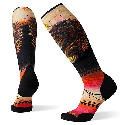 Smartwool PhD Ski Light Elite Print Socks - Womens, Multi Color, Large, SW001443150-L