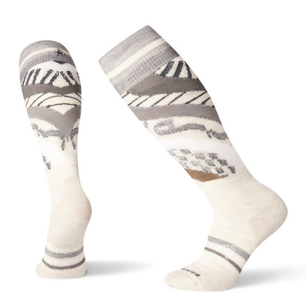 Smartwool PhD Ski Light Pattern Socks - Womens, Moonbeam, Small, SW001039A81-S
