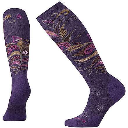 Smartwool PhD Ski Medium Sock - Women's-Mountain Purple-Small