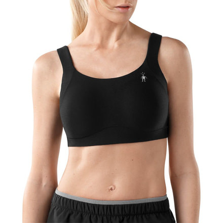 Smartwool PhD Support Bra - Women's -Black-D-36