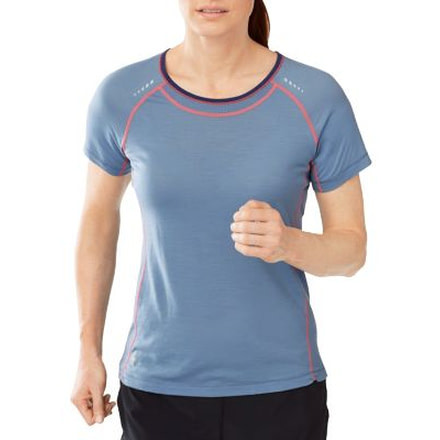 Smartwool PhD Ultra Light Short Sleeve - Womens, Blue Steel, Extra Small, SW0SO134474XS
