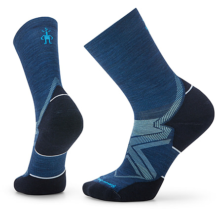 Smartwool Run Cold Weather Targeted Cushion Crew Socks - Mens, B25 Alpine Blue, Medium, SW001905B25M