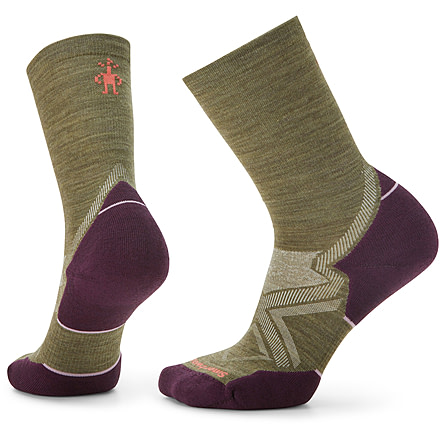 Smartwool Run Cold Weather Targeted Cushion Crew Socks - Womens, K18 Winter Moss, Medium, SW001857K18M