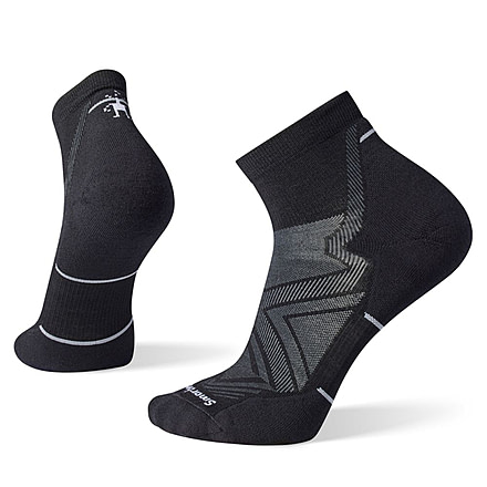 Smartwool Run Targeted Cushion Ankle Socks - Mens, Black, Large, SW001661001L