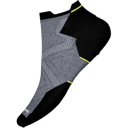 Smartwool Run Targeted Cushion Low Ankle Socks - Mens, Medium Gray, Medium, SW0016590521M