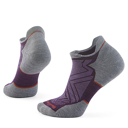 Smartwool Run Targeted Cushion Low Ankle Socks - Womens, Purple Iris, Small, SW001671L90100S000
